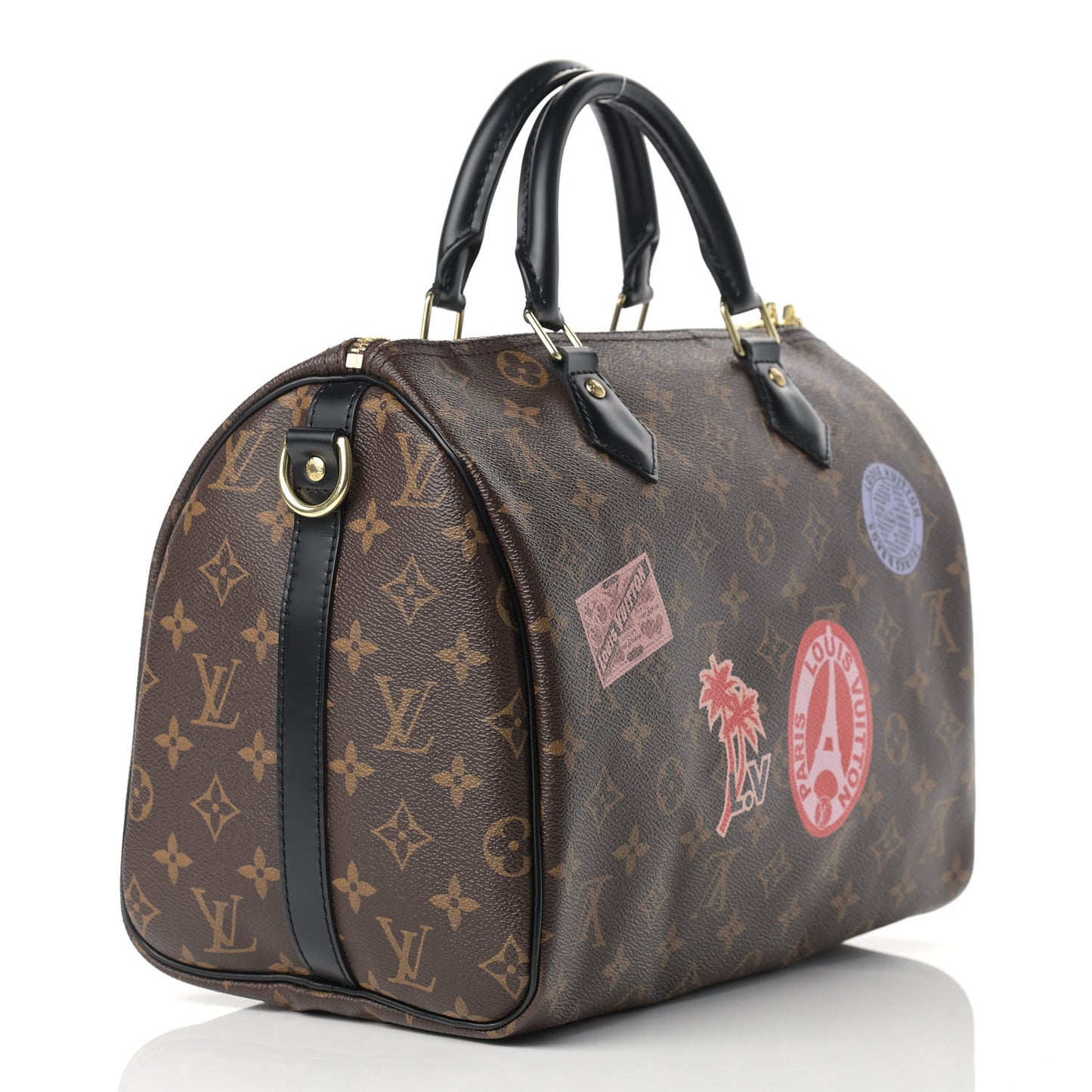 Monogram My World Tour Speedy Bandouliere 30 Black