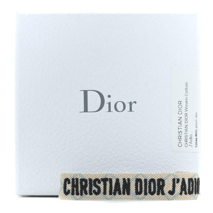 Christian Dior Woven Cotton J'Adior Friendship Bracelet Beige 4 of 4
