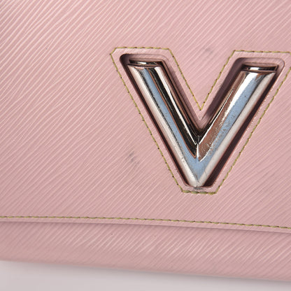 Louis Vuitton Epi Twist Shoulder Bag MM Rose Ballerine 21 of 21