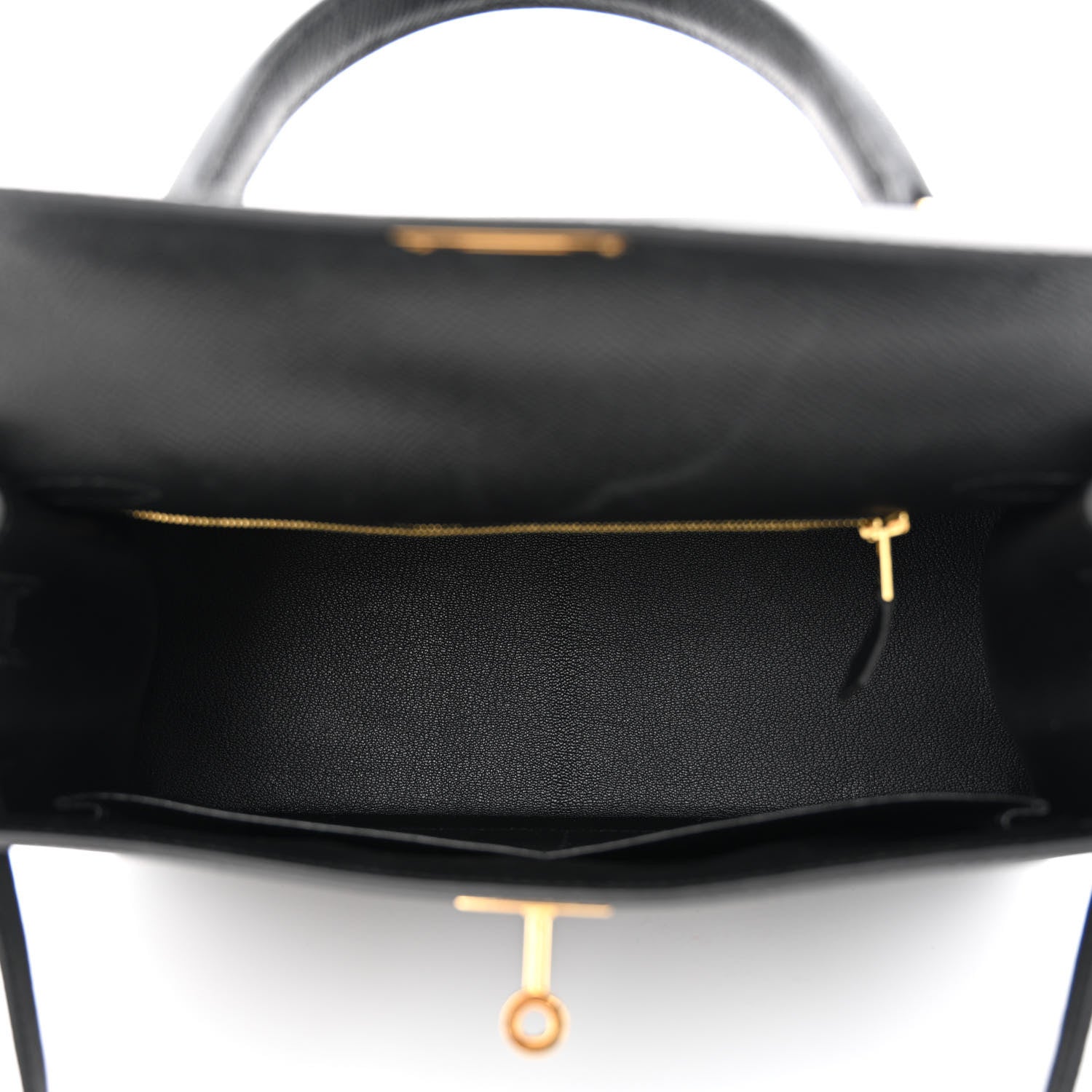 Hermes Epsom Kelly Sellier 28 Black 5 of 13