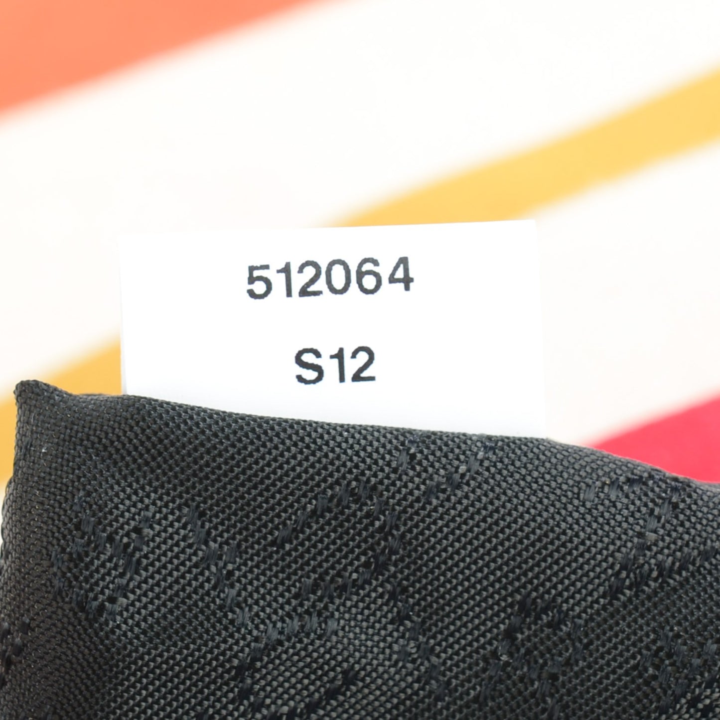 Silk Striped Falabella Fold Over Clutch Multicolor