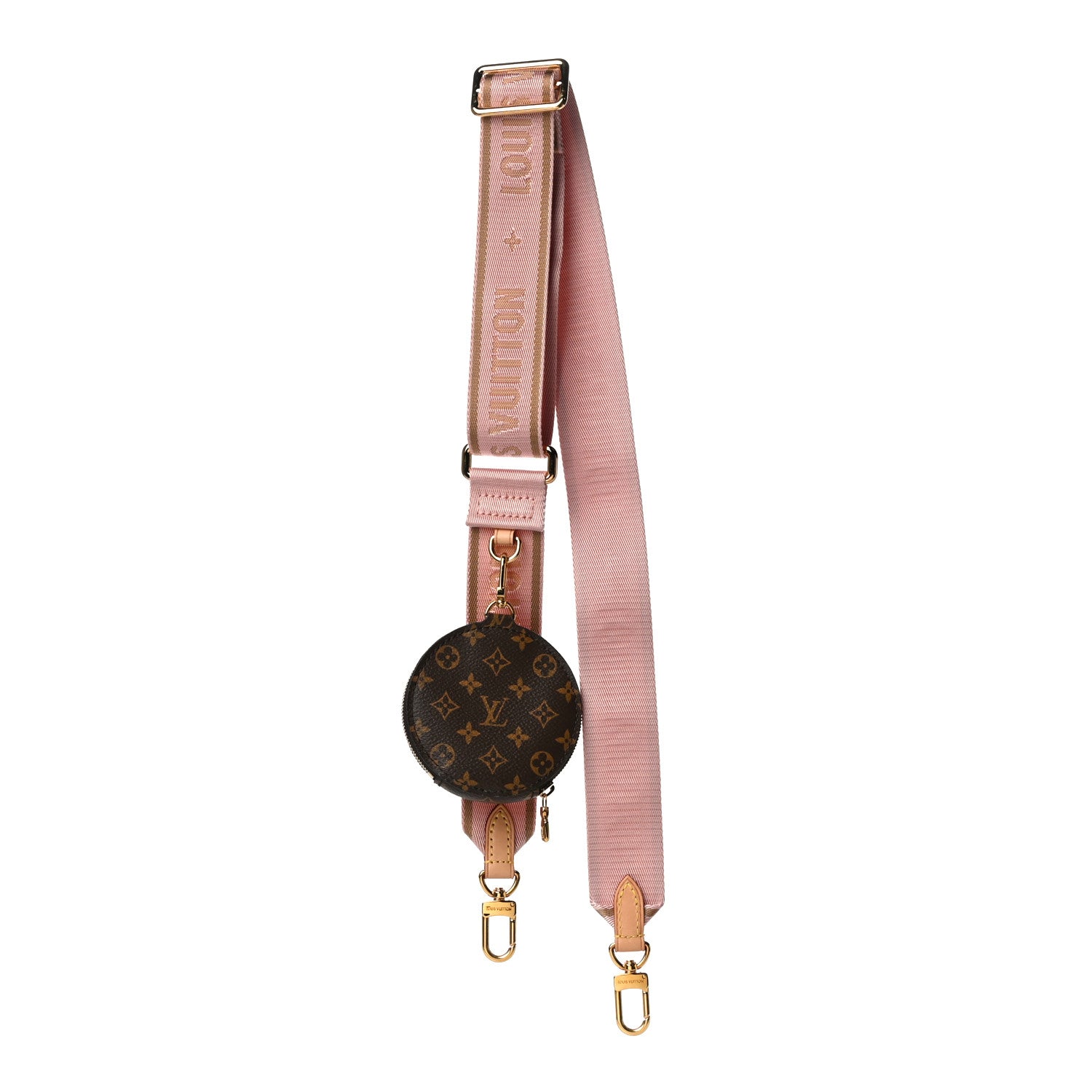 Louis Vuitton Monogram Multi Pochette Accessories Bandouliere Shoulder Strap Rose Clair 1 of 5