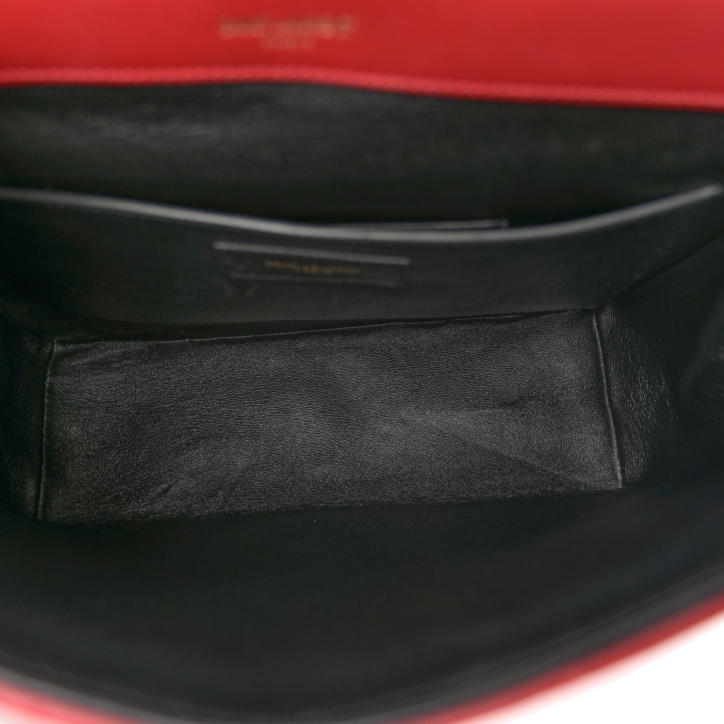 Lambskin Matelasse Monogram Large Vicky Chain Bag Rouge Eros