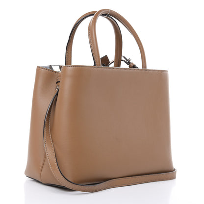 Fendi Vitello Dolce Century Petite 2Jours Tote Sand Polvere 3 of 12