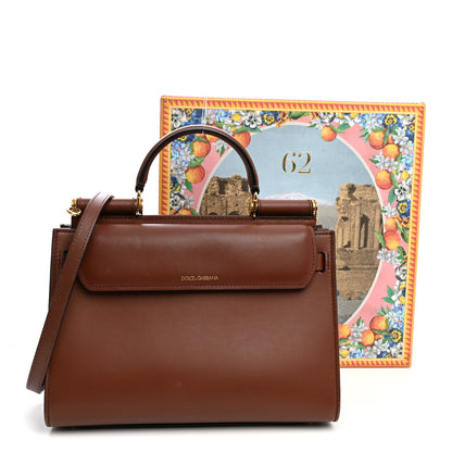 Dolce & Gabbana Vitello Morbido Small Sicily 62 Bag Terra Sicilia Ebano 15 of 15