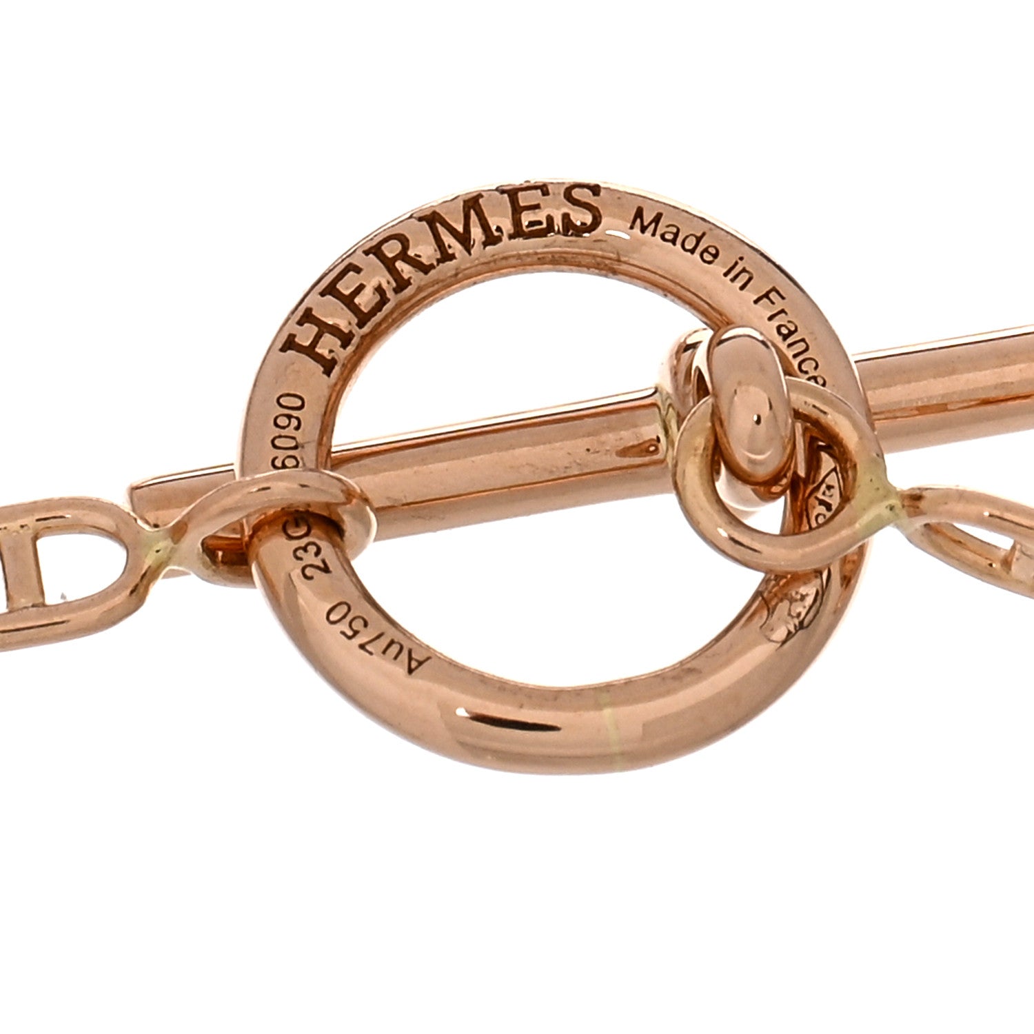 Hermes 18K Rose Gold TPM Farandole Bracelet ST 3 of 4