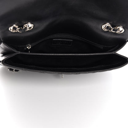 Chanel Lambskin Quilted Large Pagode Piping Flap Black 6 of 9