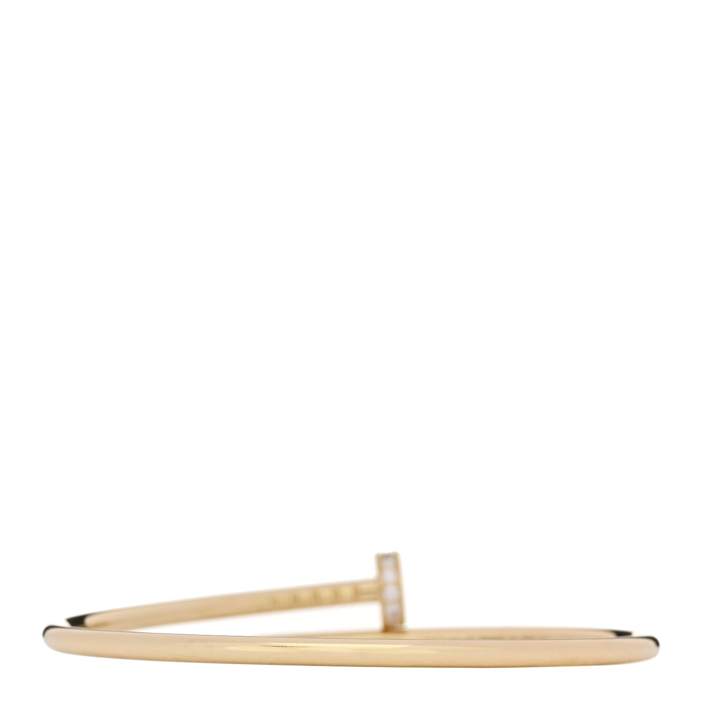 18K Yellow Gold Diamond Small Juste Un Clou Bracelet 15