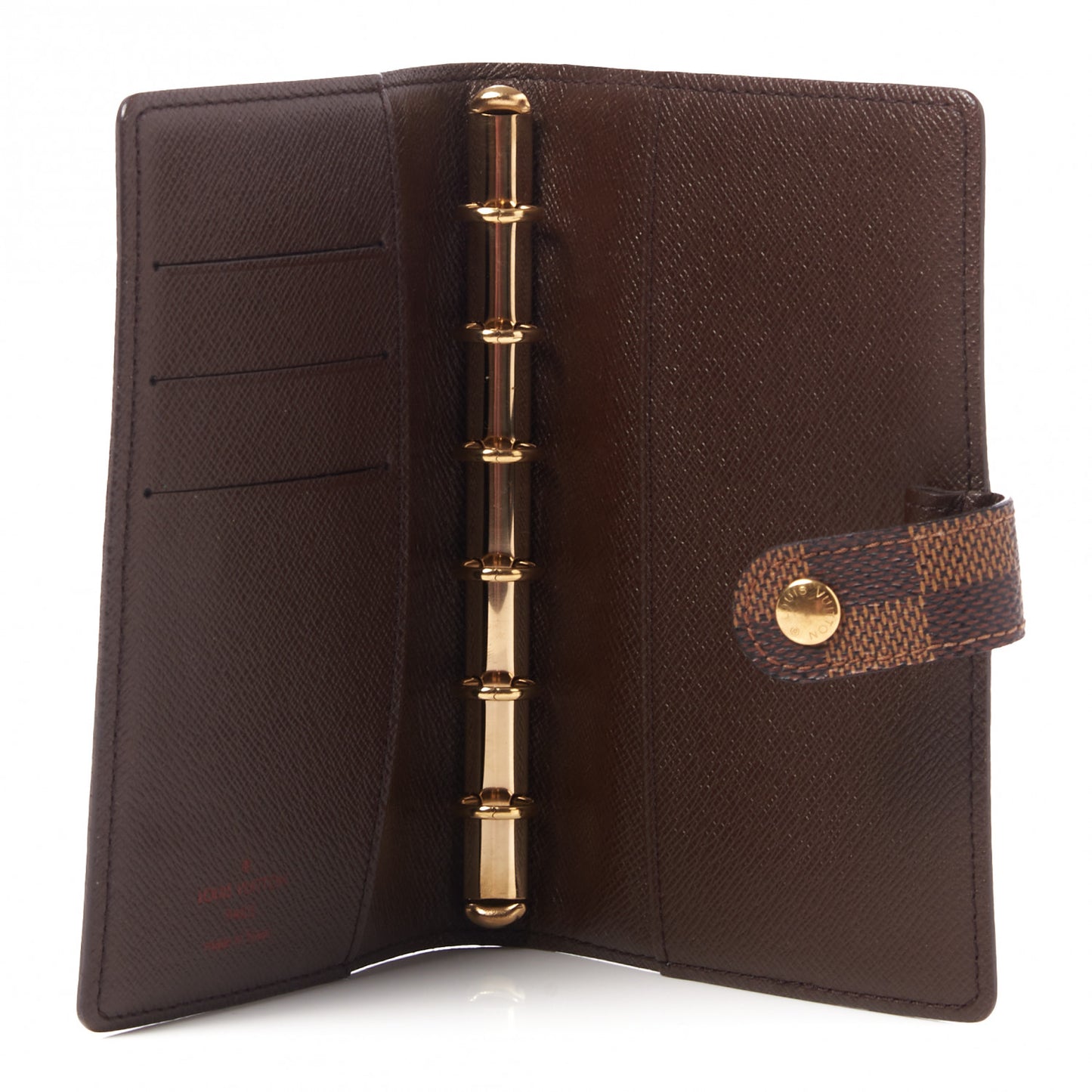 Damier Ebene Small Ring Agenda Cover