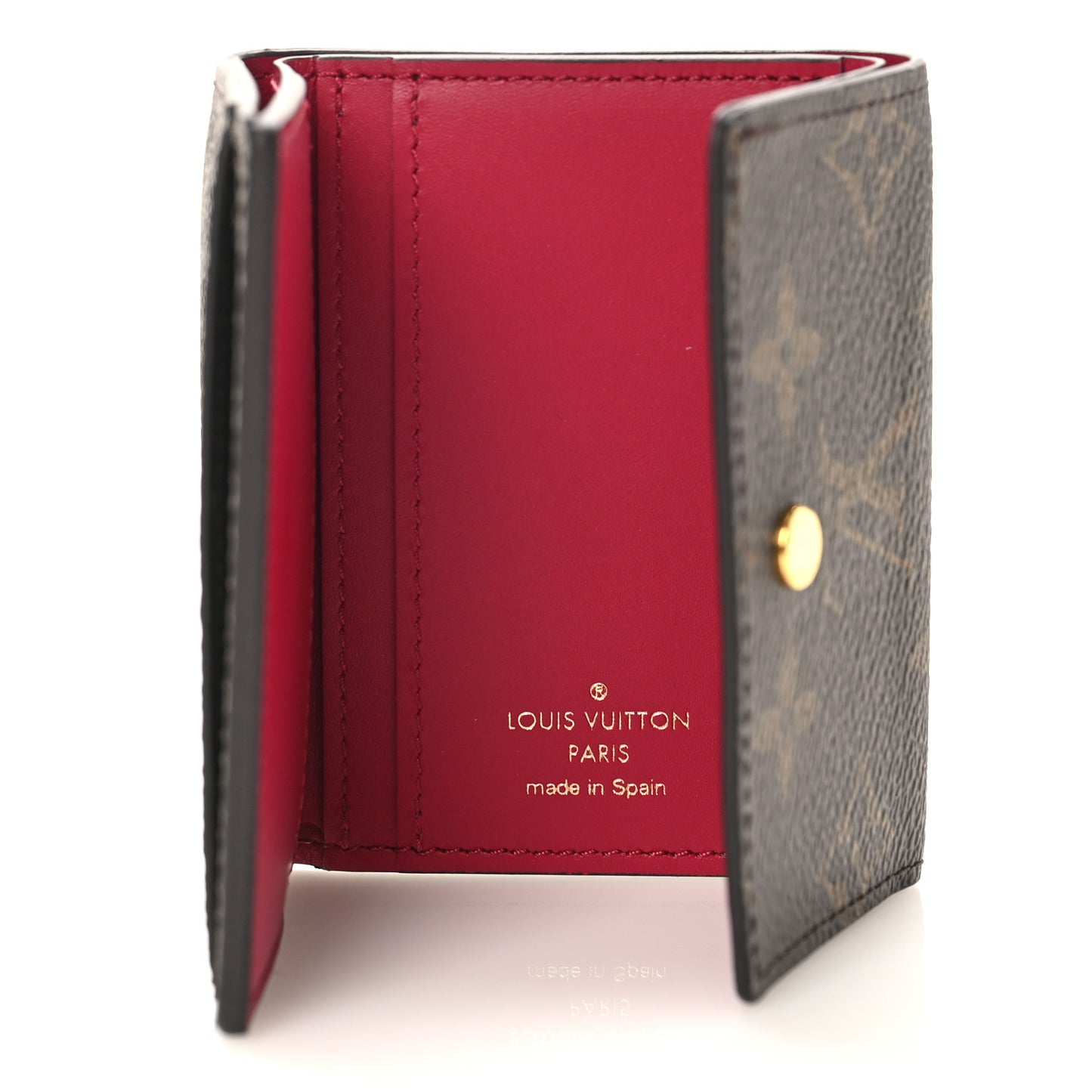 Monogram Micro Wallet Fuchsia