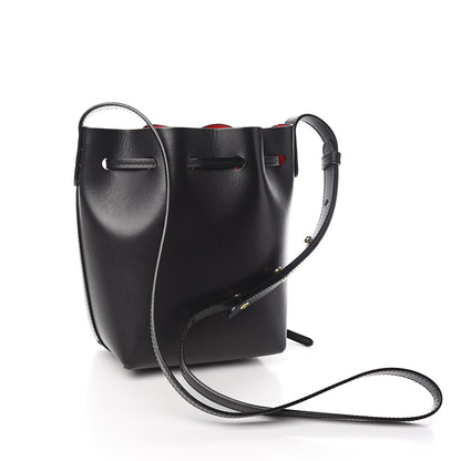 Mansur Gavriel Vegetable Tanned Calfskin Mini Mini Bucket Bag Black Flamma 3 of 11