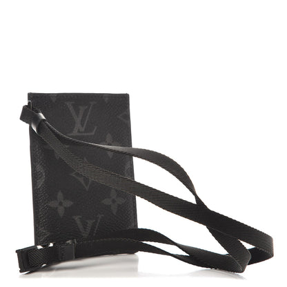 Louis Vuitton Monogram Eclipse Ribbon Card Holder 3 of 7
