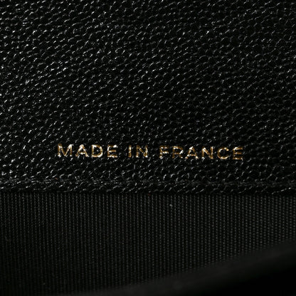 Chanel Caviar Quilted Boy Flap Card Holder Black 7 of 8