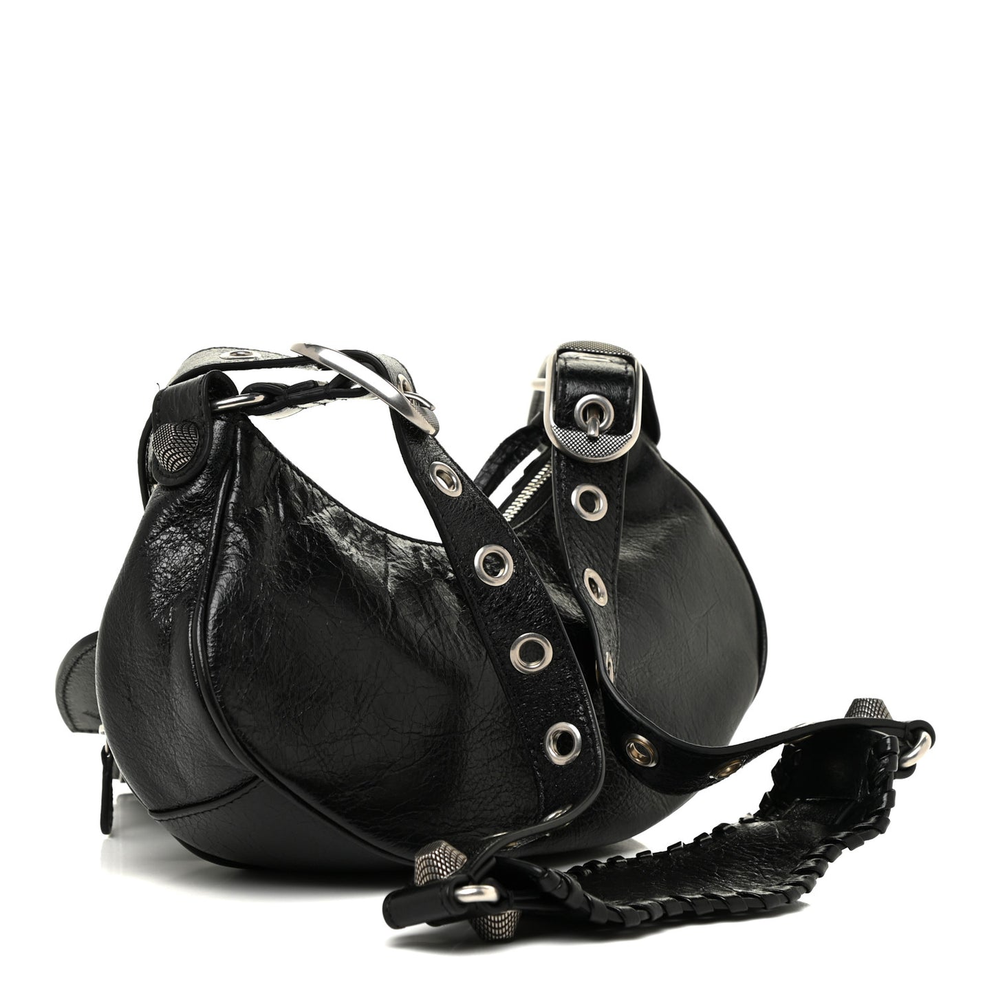 Agneau Arena Le Cagole Shoulder Bag XS Black