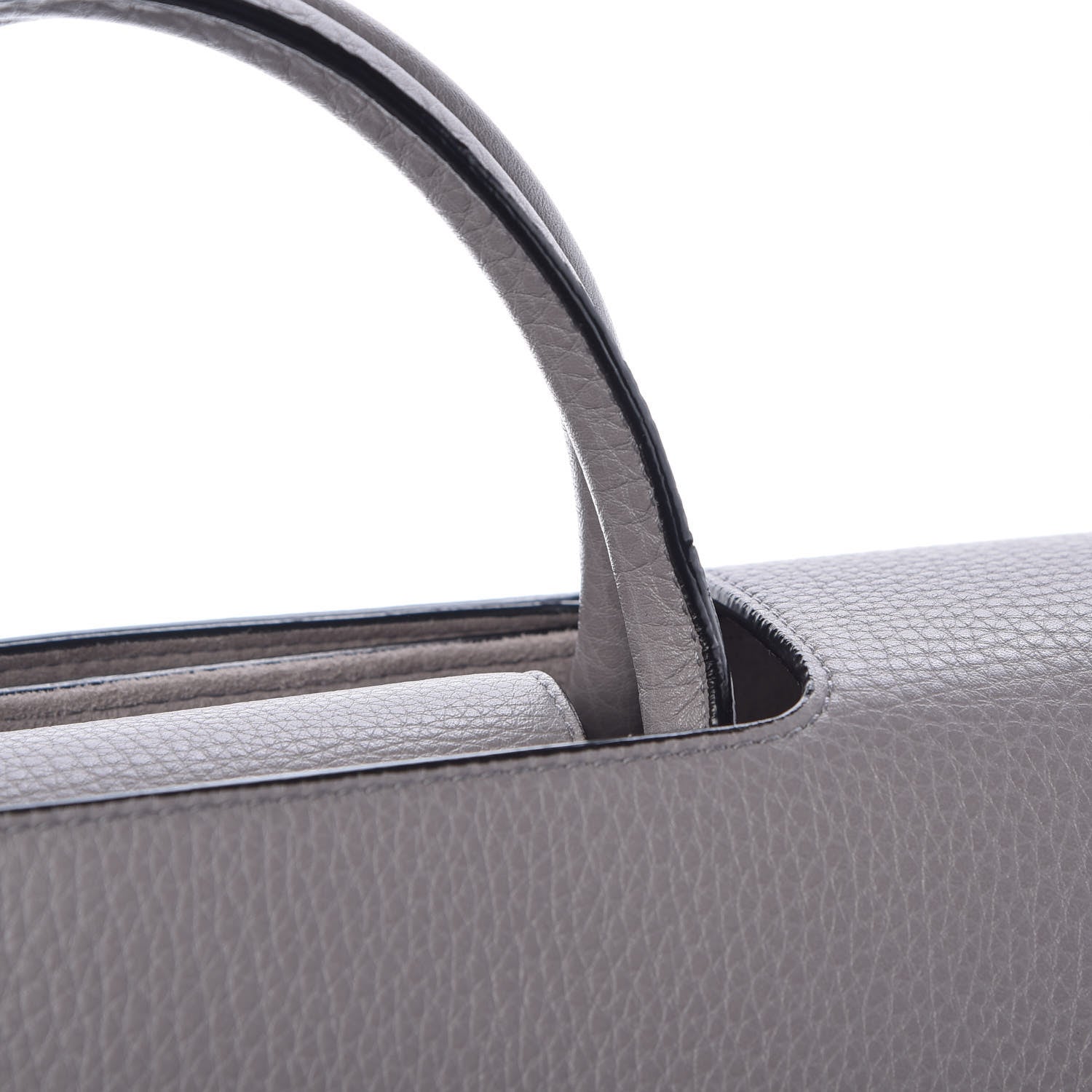 Christian Dior Bullcalf Medium Diorever Flap Meteorite Grey 9 of 15