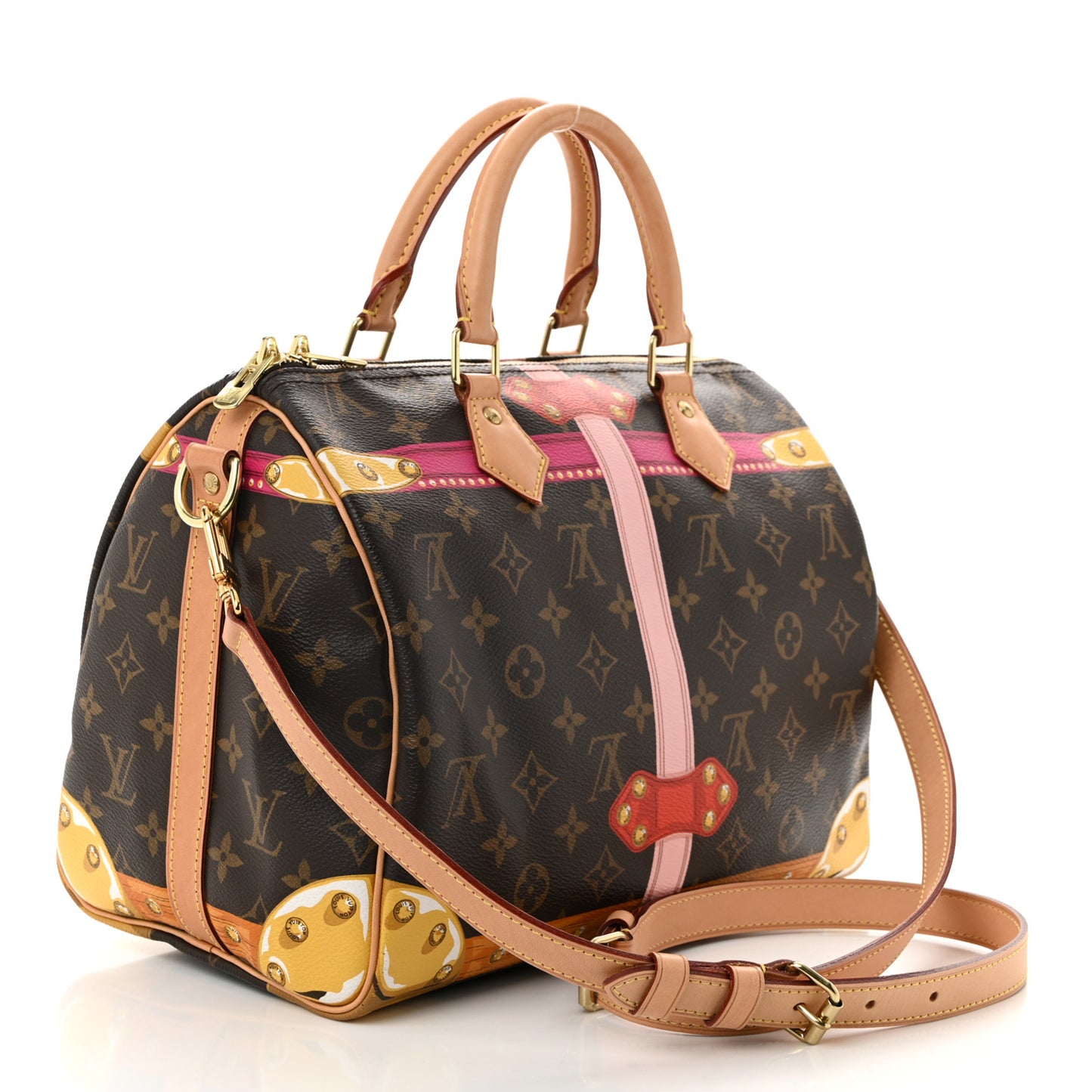 Monogram Summer Trunks Speedy Bandouliere 30