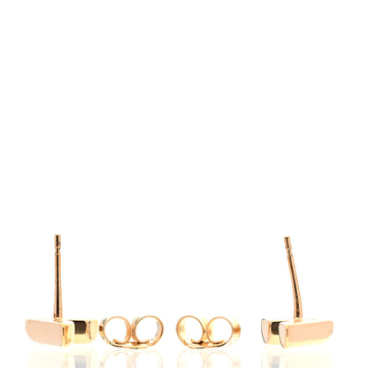 Louis Vuitton Brass Essential V Stud Earrings Gold 3 of 5