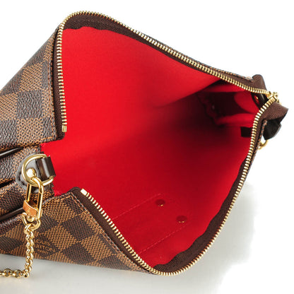 Louis Vuitton Damier Ebene Eva Clutch 5 of 7