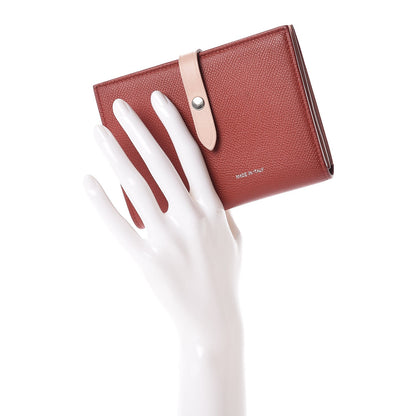 Celine Grained Calfskin Medium Multifunction Strap Wallet Rust 2 of 8
