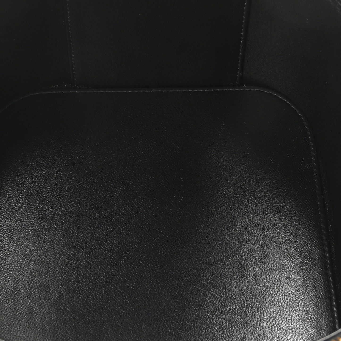 Patent Quilted Top Handle Vanity Case Black