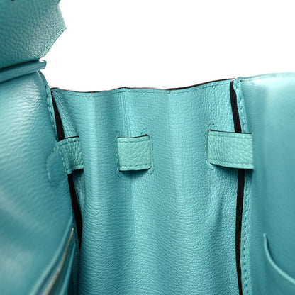Hermes Togo Birkin 35 Bleu Atoll 16 of 33