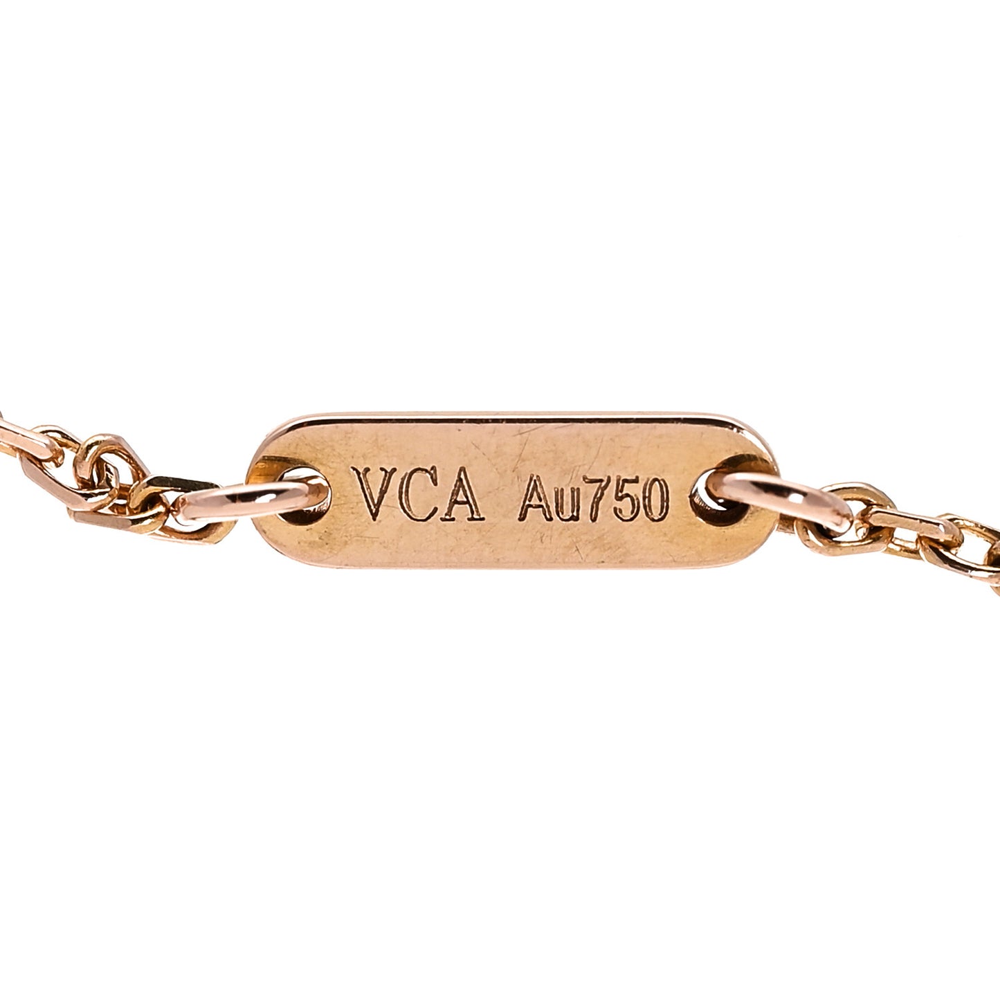 18K Rose Gold Carnelian Sweet Alhambra Bracelet