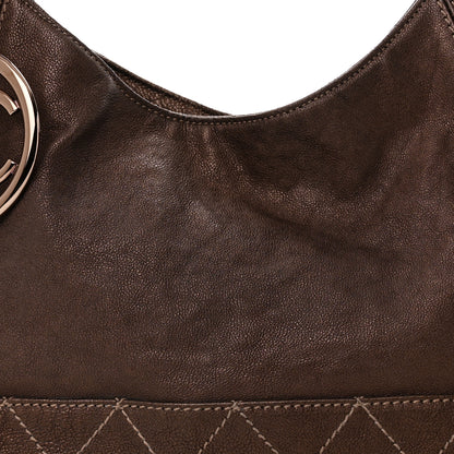 Chanel Metallic Calfskin Baby Coco Cabas Bronze 10 of 12