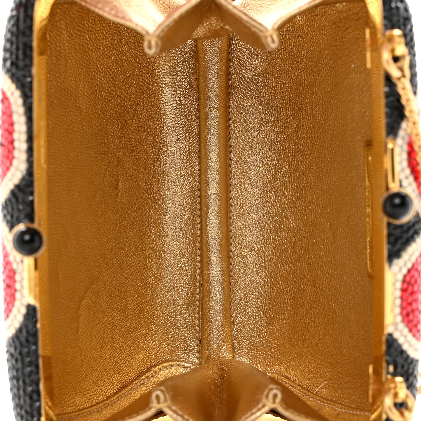 Swarovski Crystal Floral Miniaudiere Clutch