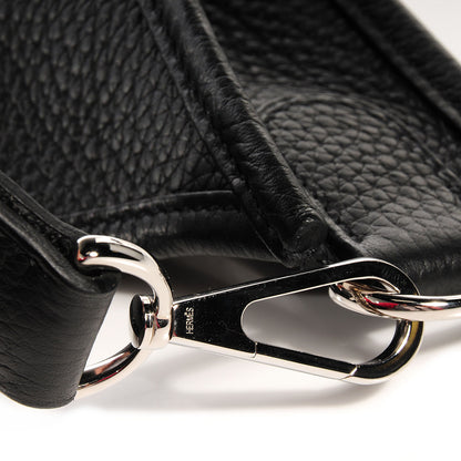 Hermes Taurillon Clemence Evelyne III PM Black 13 of 14