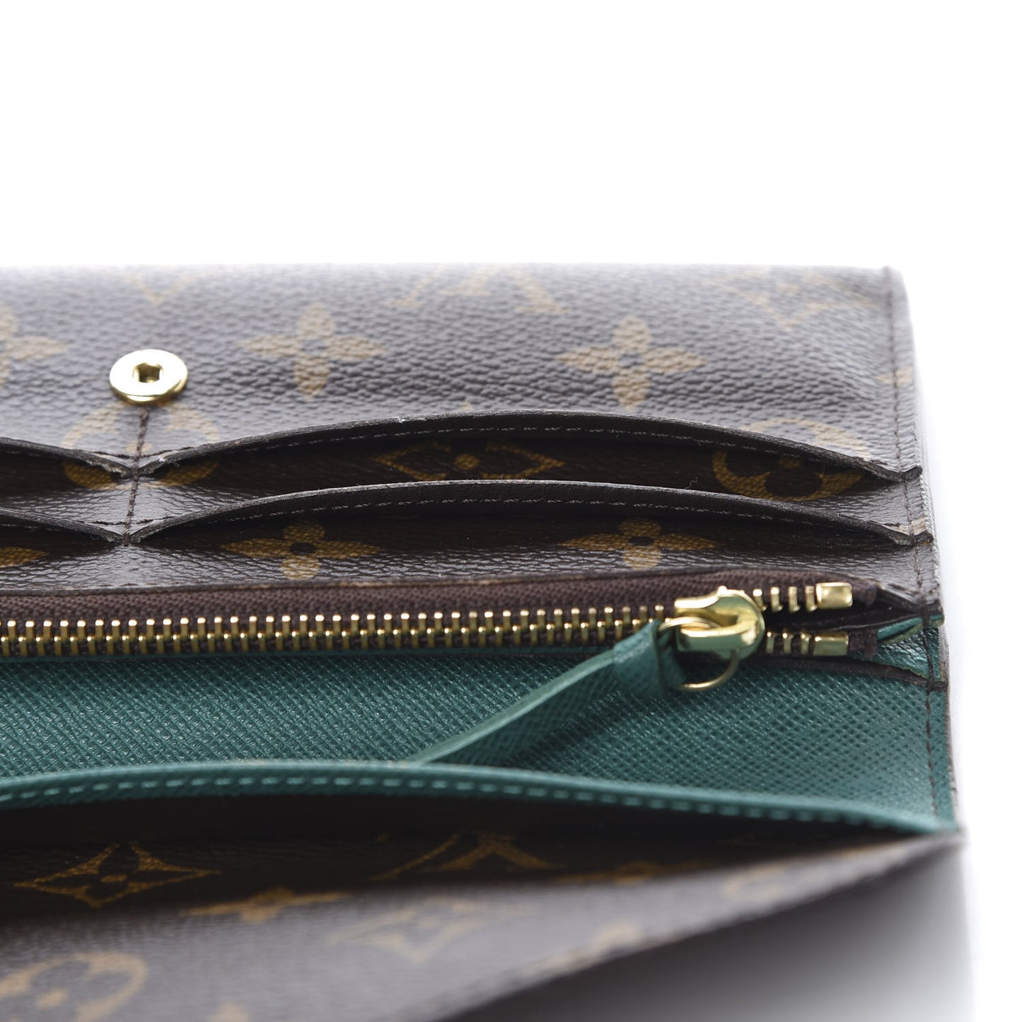 Monogram Emilie Wallet Vert