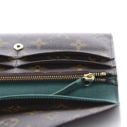 Louis Vuitton Monogram Emilie Wallet Vert 9 of 14