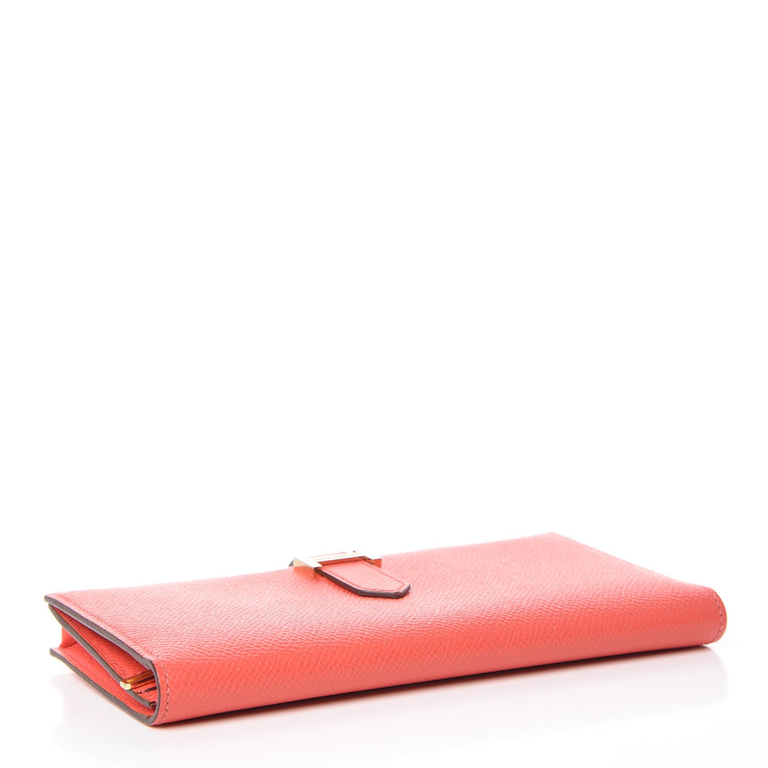 Hermes Epsom Bearn Gusset Wallet Rose Jaipur 4 of 8
