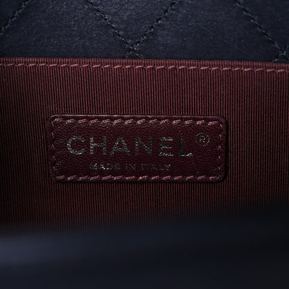 Chanel Shearling Iridescent Calfskin Medium Boy Flap Navy 5 of 11