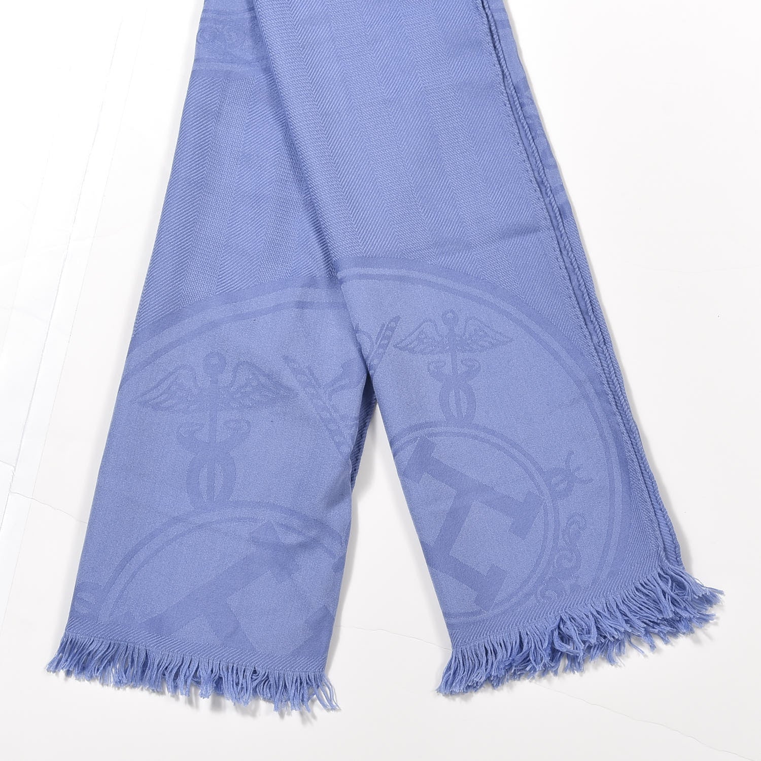 Hermes Cashmere Silk New Libris Stole Lavande 2 of 2