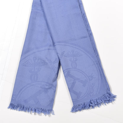 Hermes Cashmere Silk New Libris Stole Lavande 2 of 2