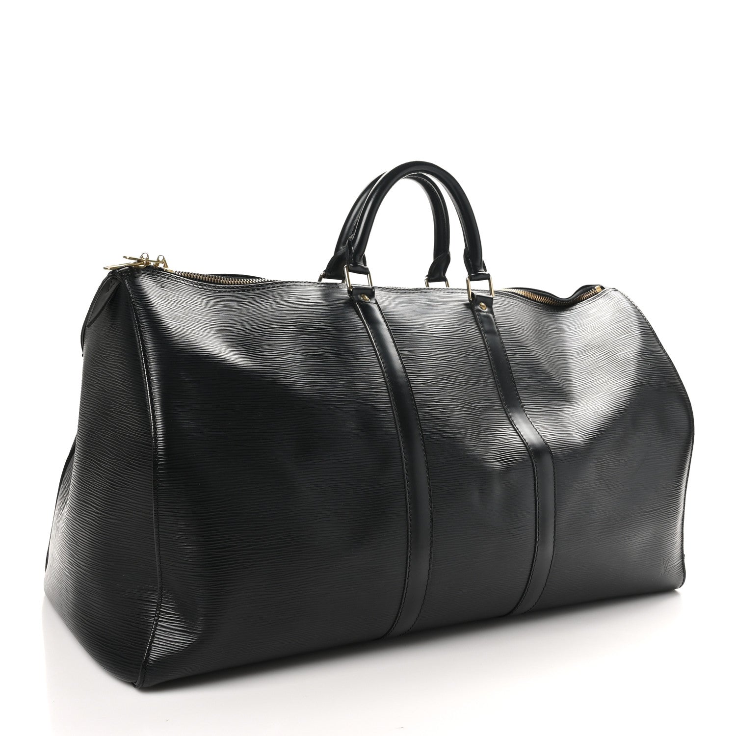 Louis Vuitton Epi Keepall 55 Black 2 of 11