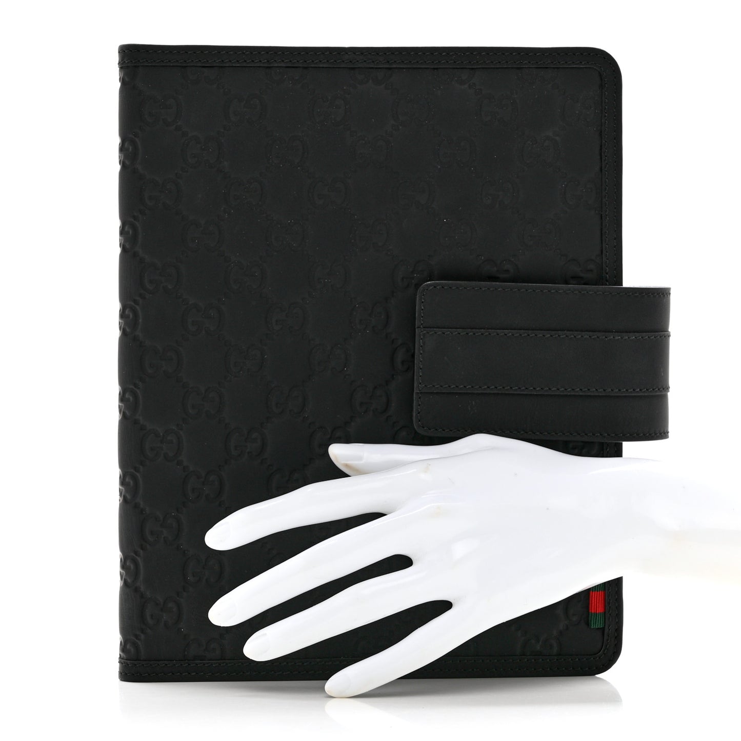 Rubber Guccissima Web Ipad Case Black