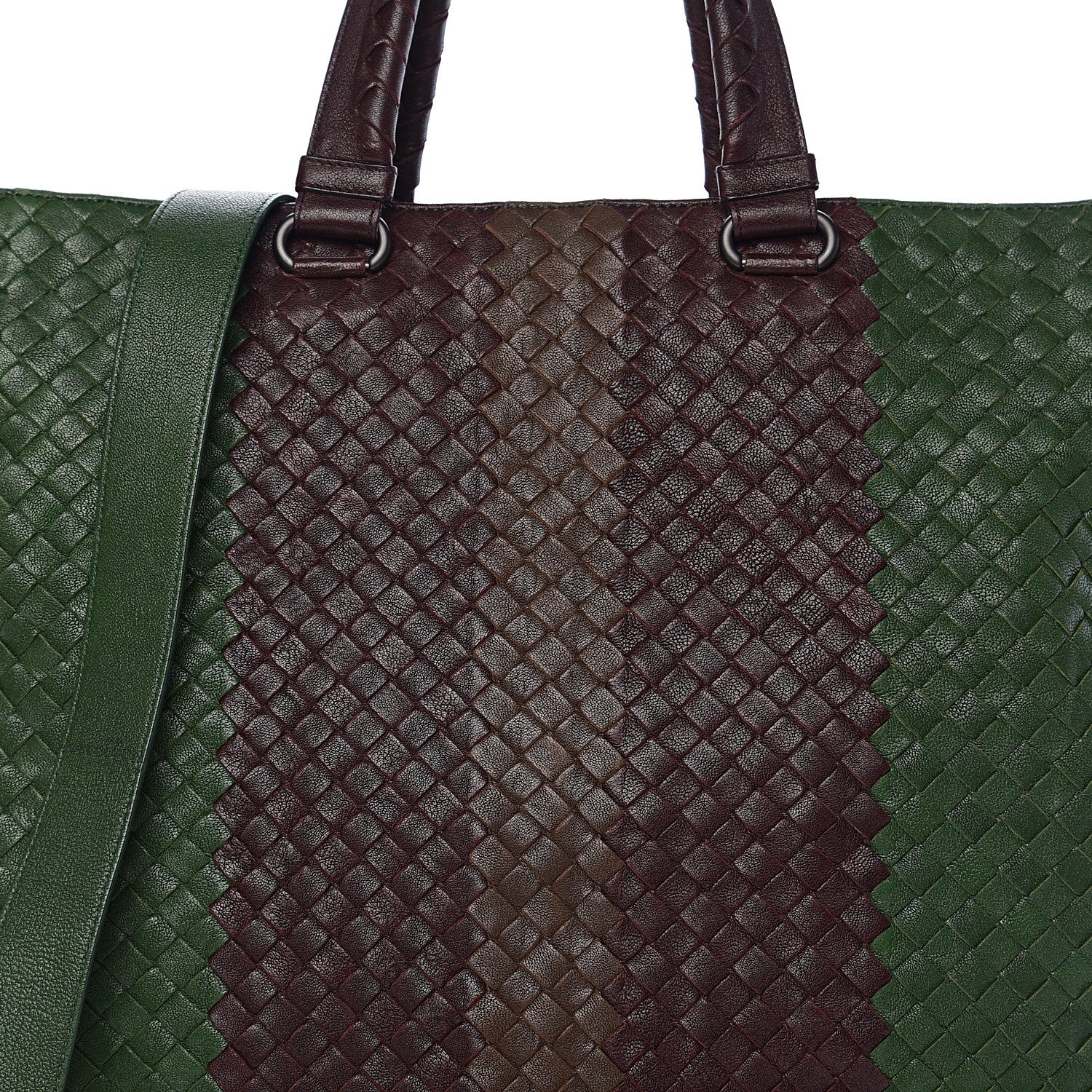 Bottega Veneta Goatskin Intrecciato Tote Green 6 of 8