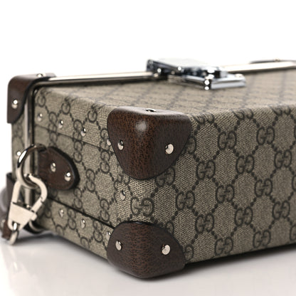 Gucci GG Supreme Monogram Globe-Trotter Beauty Case Brown 9 of 9