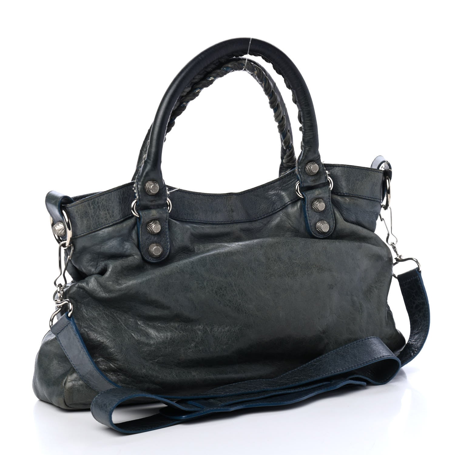 Balenciaga Agneau Giant 12 Silver Hardware Town Canard 2 of 4