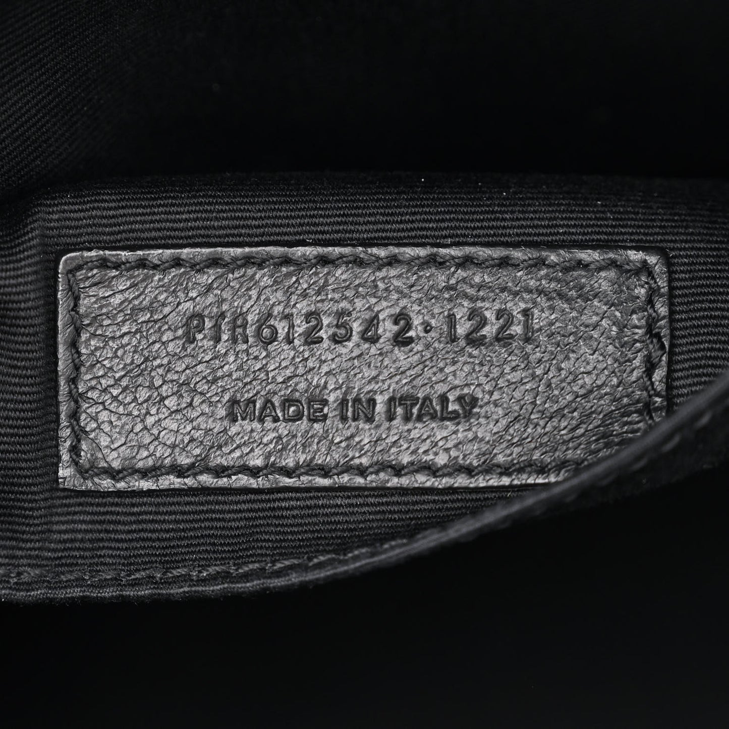 Canvas Calfskin Monogram Lou Camera Bag Black Grey Cream