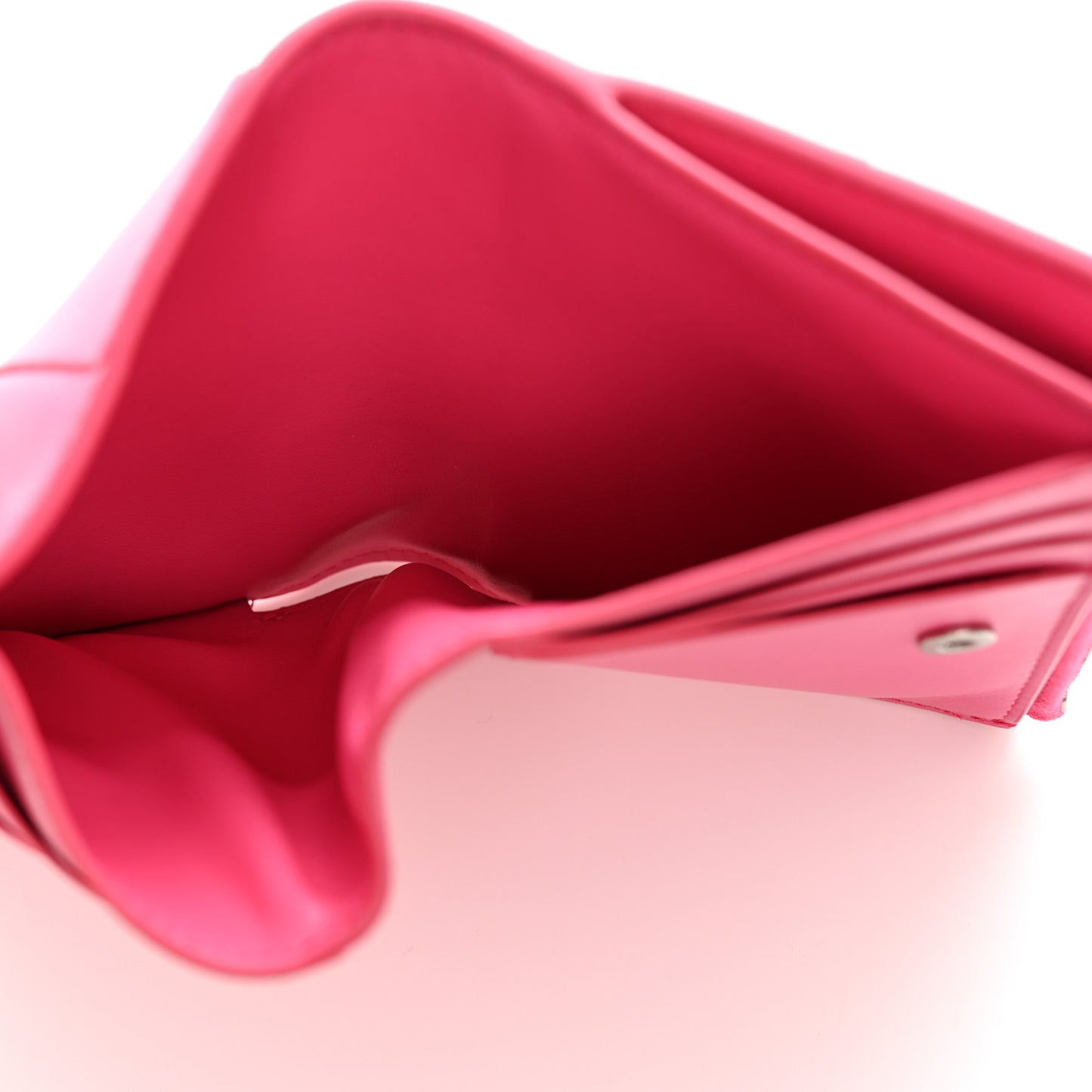 Lambskin Intrecciato Wallet Bon Bon
