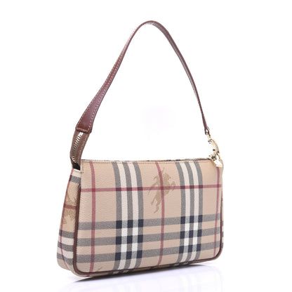 Burberry Haymarket Check Pochette Chocolate 3 of 12