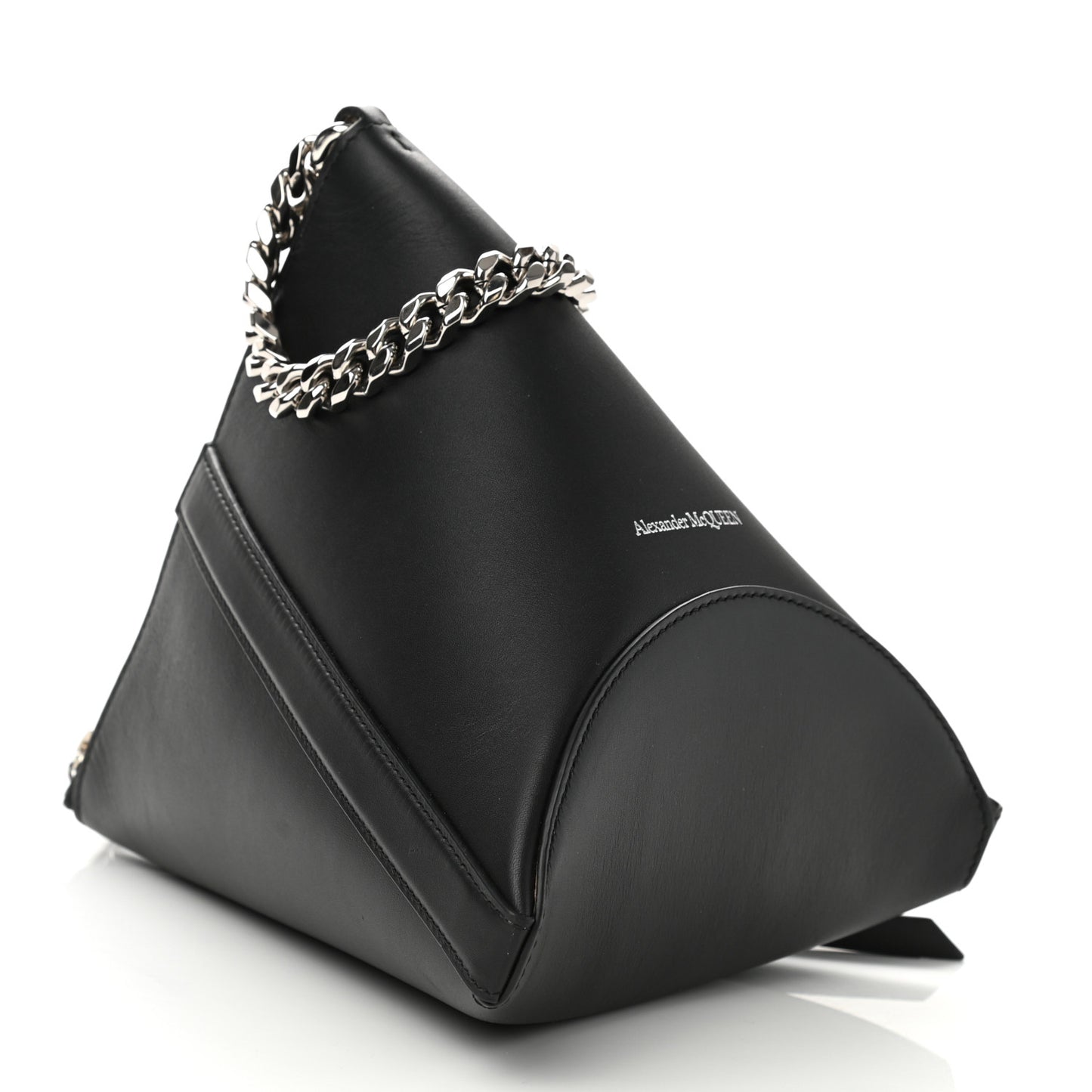 Calfskin The Curve Pouch Black