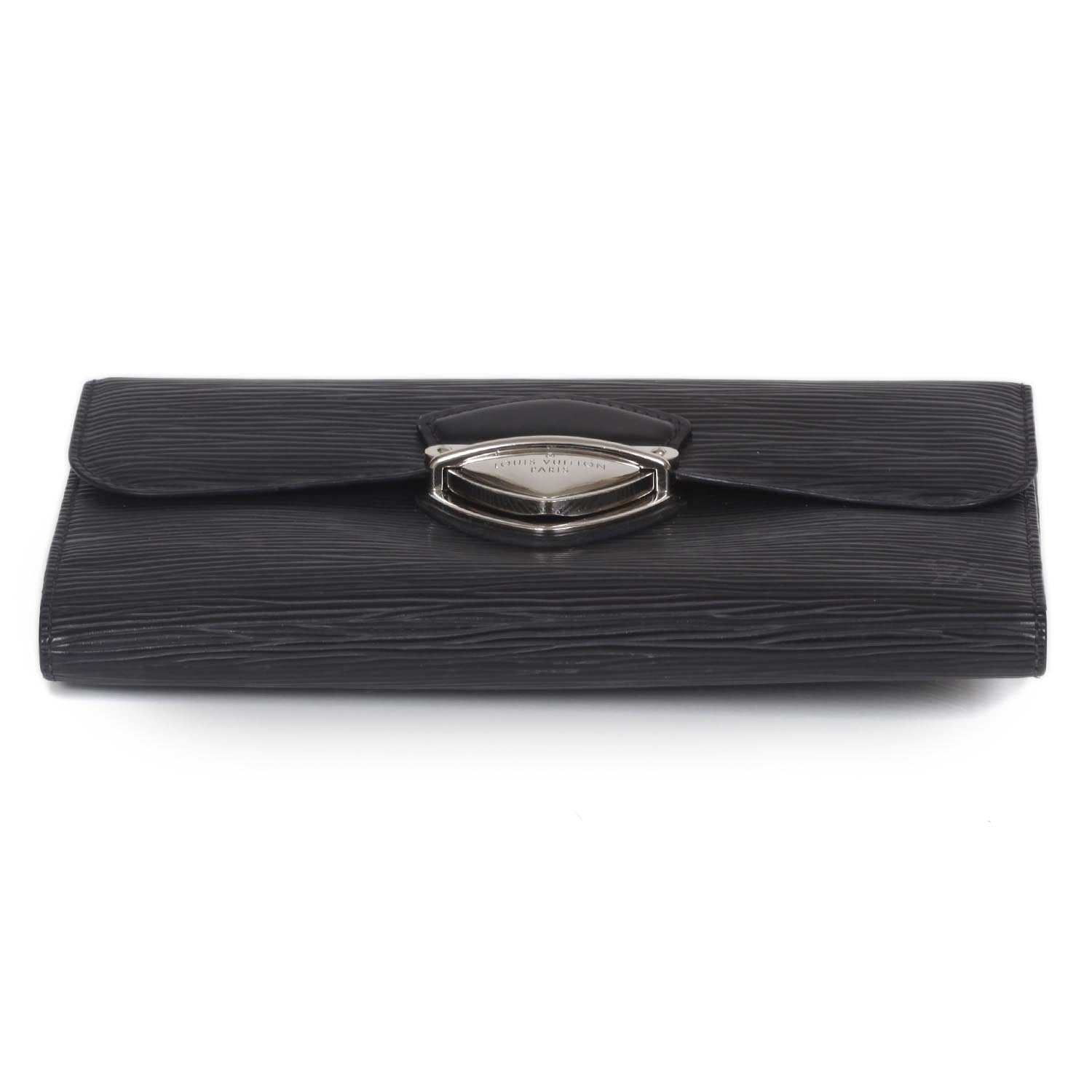 Louis Vuitton Epi Eugenie Wallet Black 3 of 13
