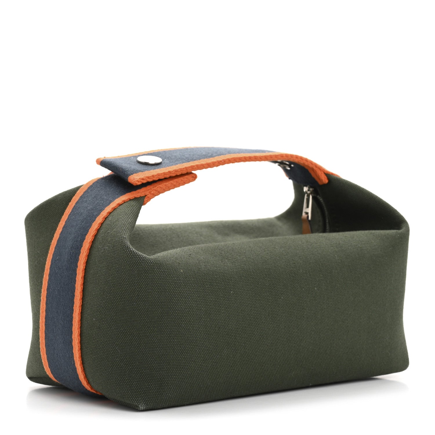 Hermes Canvas Small Bride-A-Brac Pouch Vert Foret 3 of 9