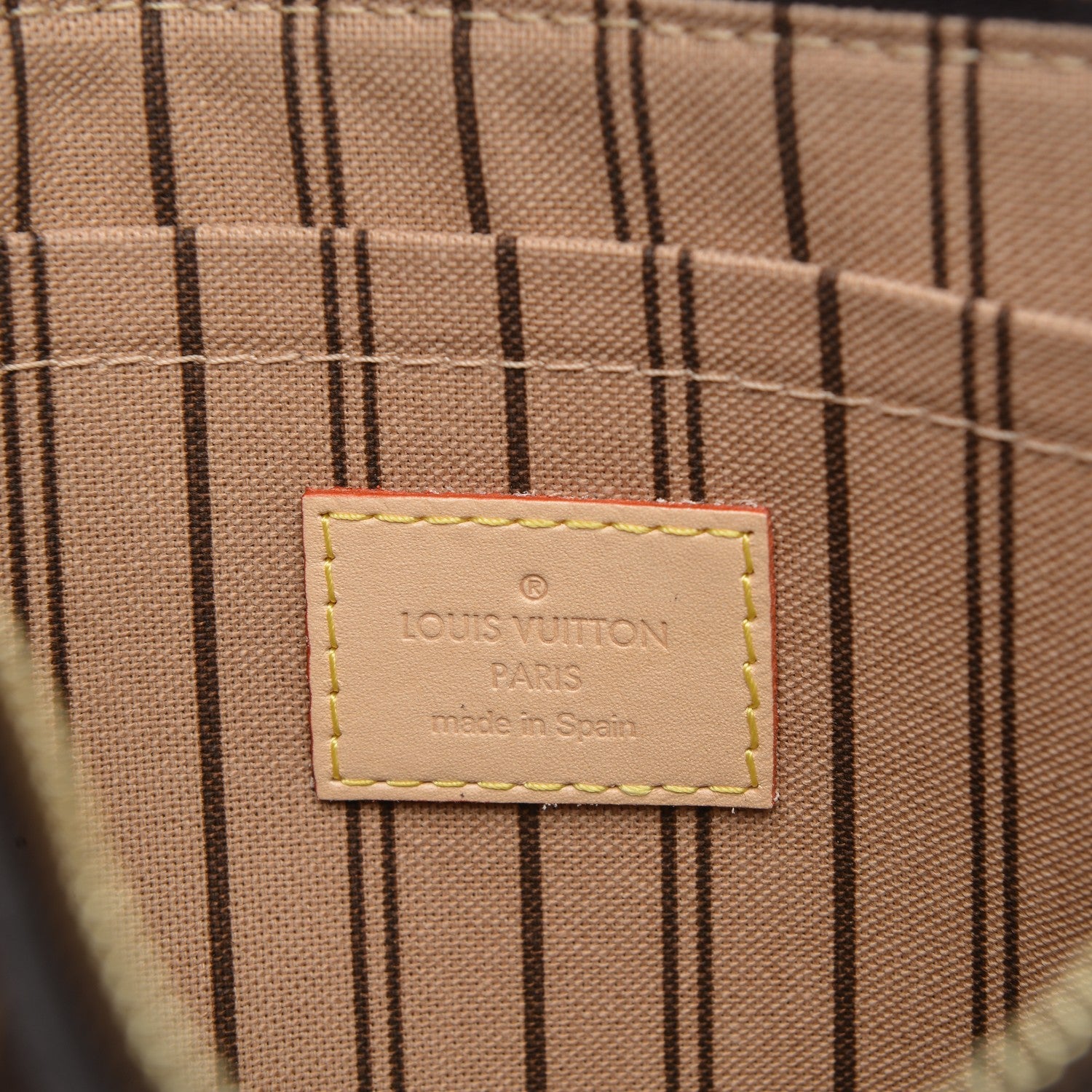 Louis Vuitton Monogram Neverfull MM GM Pochette 6 of 7