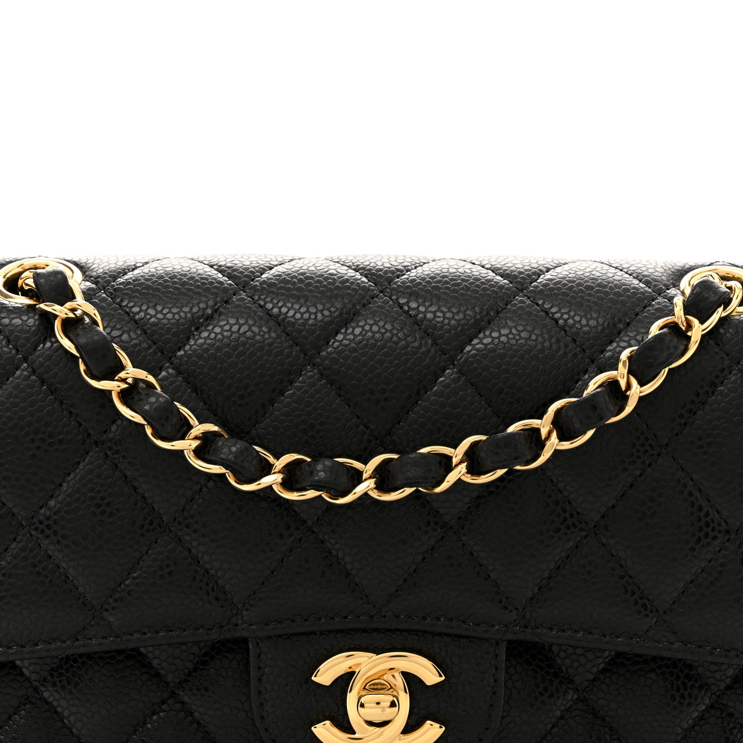 Chanel Caviar Quilted Small Double Flap Black 8 of 11