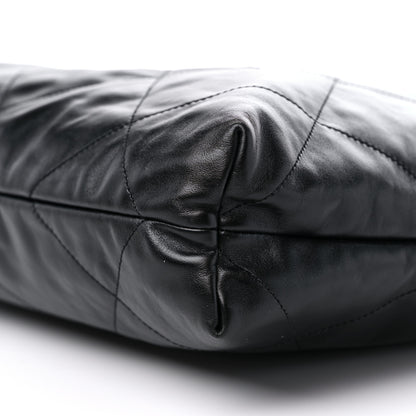 Chanel Shiny Calfskin Quilted Chanel 22 So Black 10 of 10