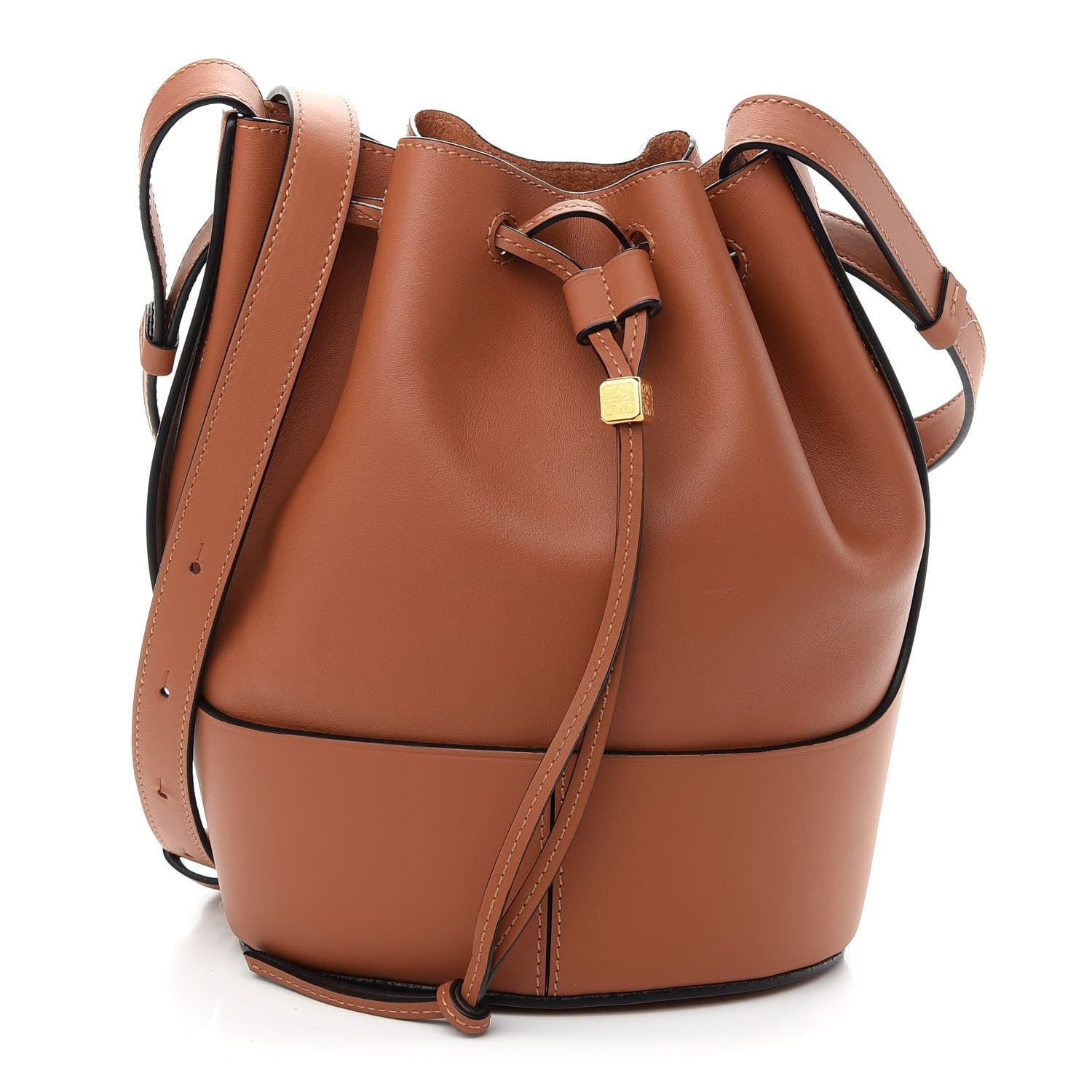 Loewe Calfskin Balloon Bucket Bag Tan 1 of 8